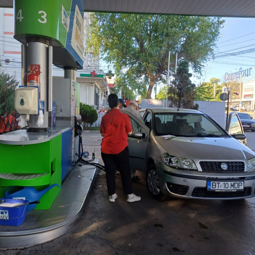 accident neobișnuit la o benzinărie din botoșani