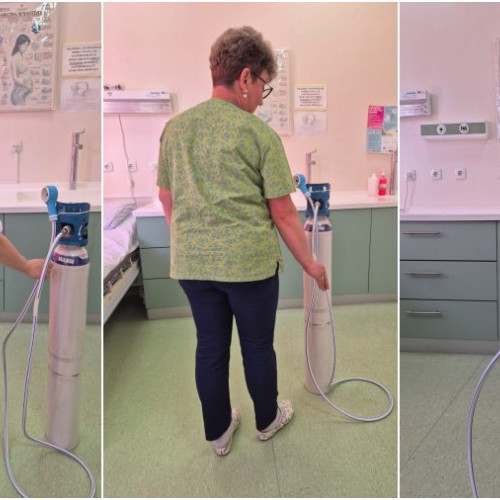 Maternitatea Bacău reintroduce gazul Entonox pentru ameliorarea durerii în travaliu