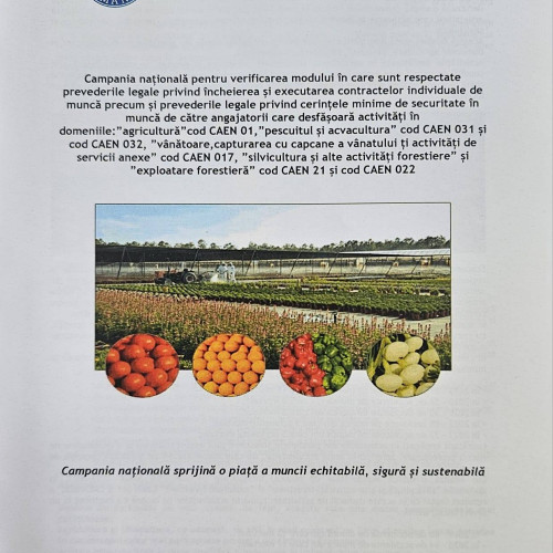 Campanie națională pentru siguranța în domeniile agricole, silvice și de pescuit în Dâmbovița