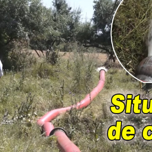Criză de apă la Vernetesi, canalul Iazul Morilor a fost afectat