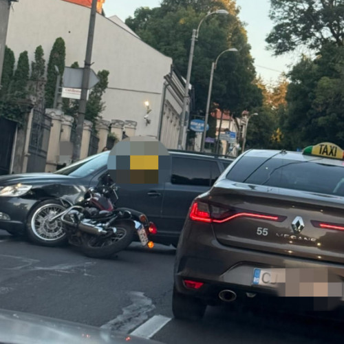 Accident rutier la Cluj-Napoca în zona Spitalului CFR