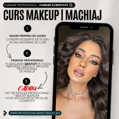 Sesiunea de vară a cursului de makeup la Focșani - oportunitate pentru pasionați