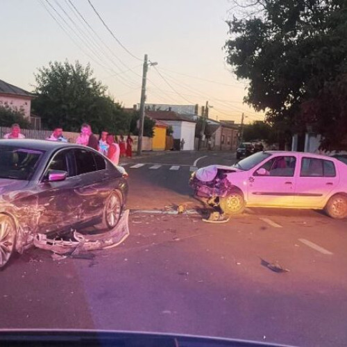 Accident rutier pe strada Tabacarilor din Focșani
