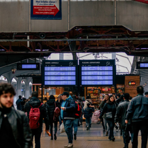 Defecțiune la sistemul de informare în Gara de Nord din București