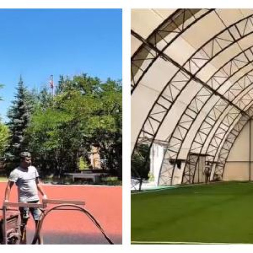 modernizarea terenurilor sportive la liceul cu program sportiv din cluj-Napoca