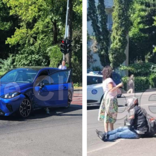 accident pe strada unirii din cluj-napoca: un motociclist rănit după coliziune