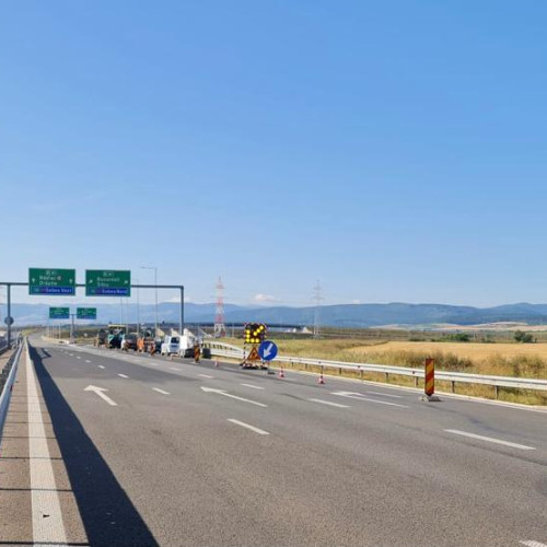 Restricții de circulație pe autostrada A3 în județul Cluj din cauza unor lucrări