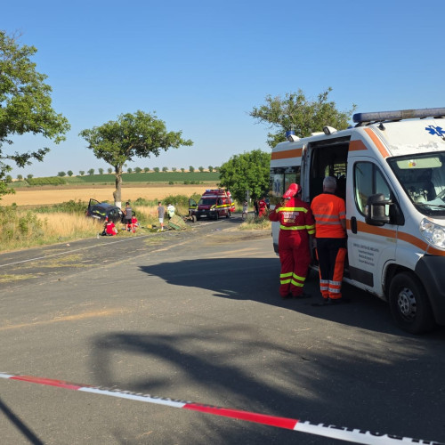 Accident grav pe DN 3 în apropierea comunei Lipnița