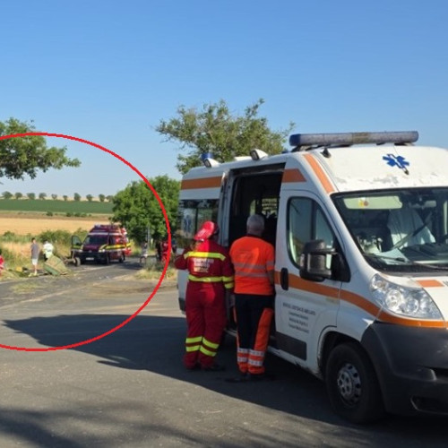 Accident grav la ieșirea din Lipnița pe DN 3