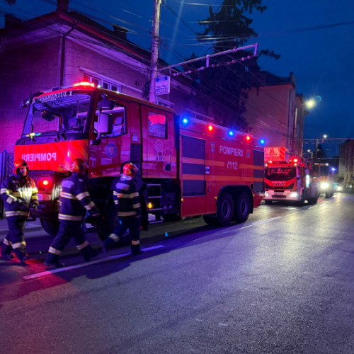 incendiu într-o mansardă din cluj-napoca