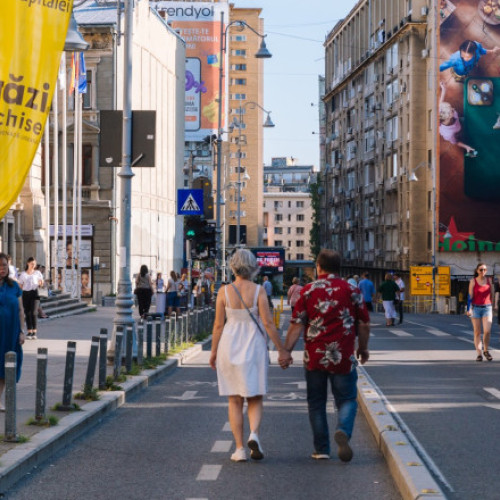 Traseul pietonal &quot;Străzi deschise - București&quot; se extinde în weekendul 5-6 iulie