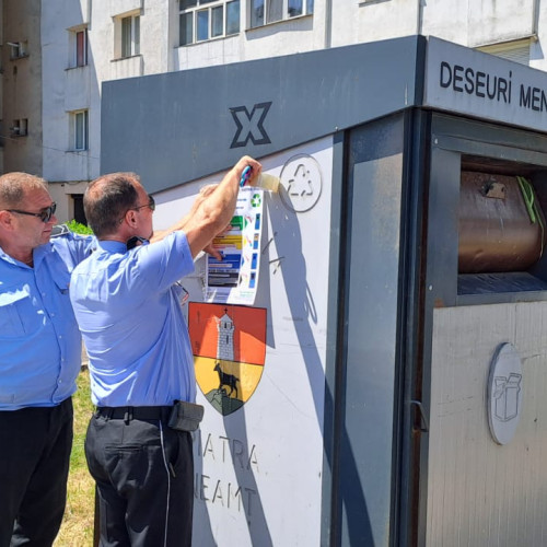 Campanie de informare despre colectarea selectivă a deșeurilor în Piatra Neamț