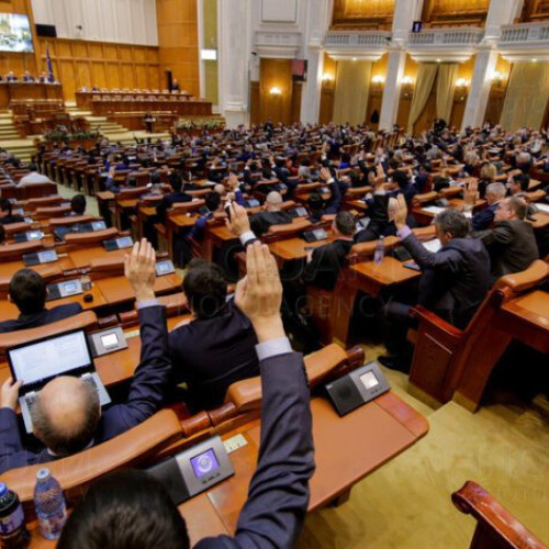 sedință comună a parlamentului pentru asumarea răspunderii pe pachetul de măsuri fiscale
