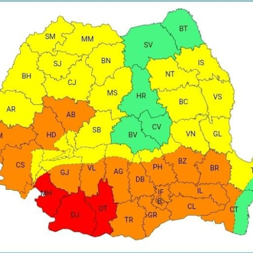 avertizare meteorologica de canicula si disconfort termic in dambovita