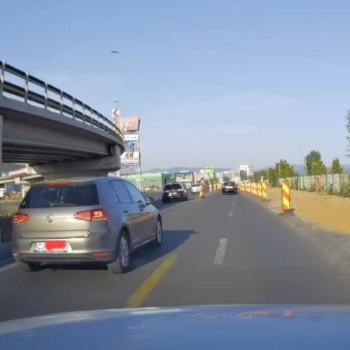 un marcaj temporar incomplet a dus la pericol de accident în apropierea centrului comercial VIVO