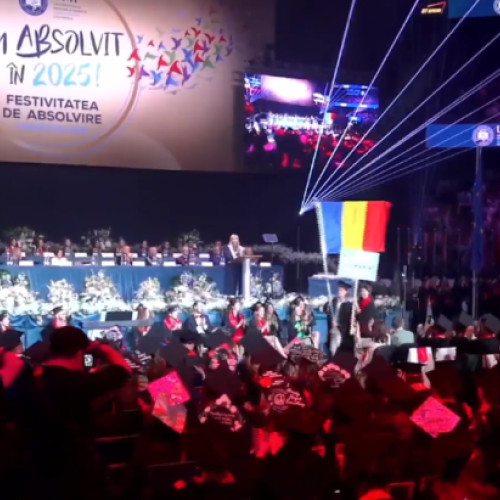 Ceremonie de absolvire emoționantă la Universitatea de Medicină și Farmacie "Iuliu Hatieganu" din Cluj-Napoca