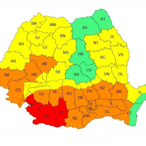 Val de căldură și caniculă puternică în județul Ialomița și sudul țării