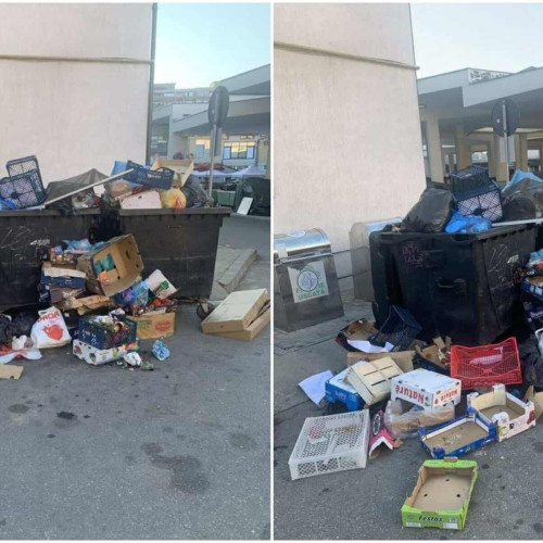 Imagine dezolantă surprinsă în centrul Alba Iuliei