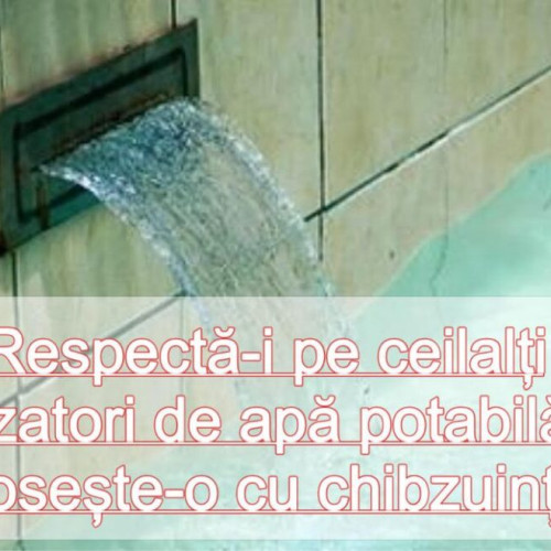 Apel către deținătorii de piscine pentru umplere în timpul nopții