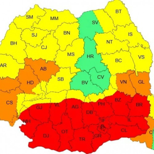 Avertizare de caniculă emisă pentru județul Galați și alte regiuni din țară