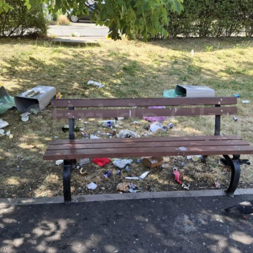 Parcul de lângă Kaufland Manăștur, în stare critică, semnalat de un clujean