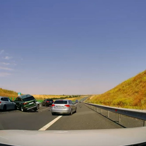 accident între șapte autoturisme pe DN 22 în județul Constanța