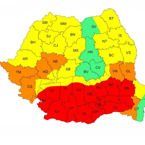 regiunile din sudul țării, inclusiv ialomița, sub cod roșu de caniculă