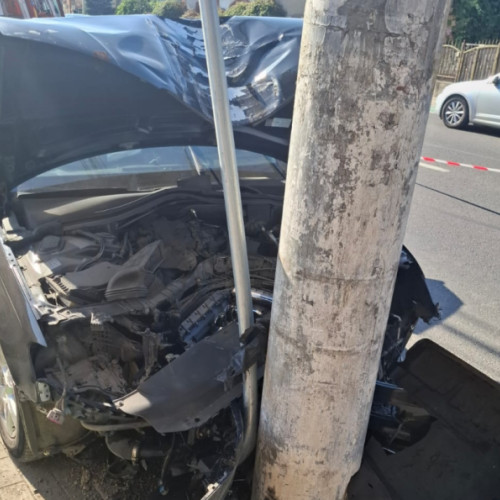 accident rutier pe strada ștefan cel mare din turda