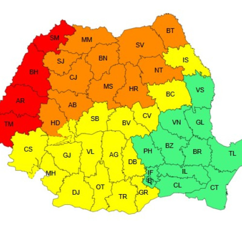 Județul Botoșani intră sub alertă Cod portocaliu din cauza caniculei și a fenomenelor meteo extreme