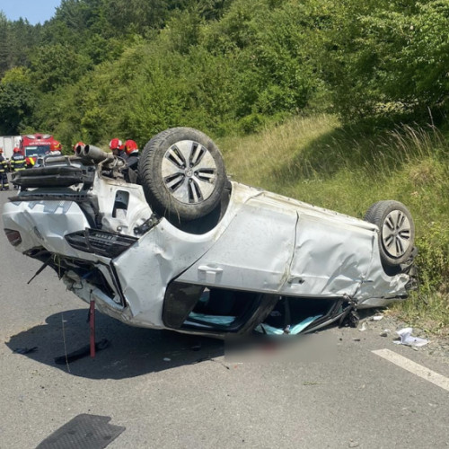 accident grav pe drumul Sfantul Ion din Cluj-Napoca