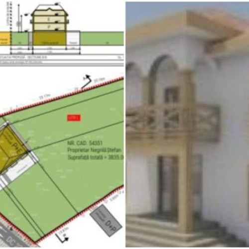 proiect respins pentru o locuință în stil mediteranean la Taga