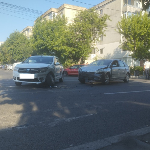 Accident rutier lângă Gara Constanța, traficul dificil pentru șoferi