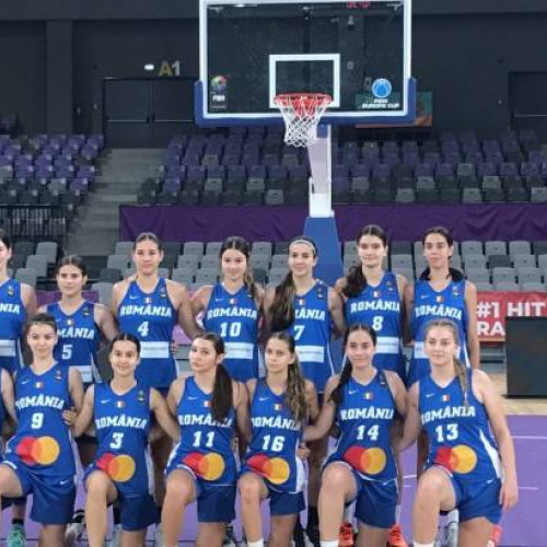 Echipa națională de baschet feminin U16 se pregătește pentru campionatele europene