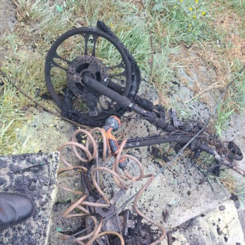 Incendiu provocat de un scuter electric aproape de o catastrofă în satul Zaicești