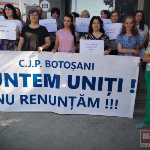 Nemulțumiri în sistemul public la Botoșani: angajații Casei Județene de Pensii protestează pentru a treia zi consecutiv