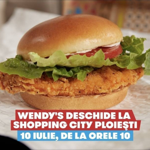wendy's deschide oficial primul restaurant din județul prahova la shopping city ploiesti