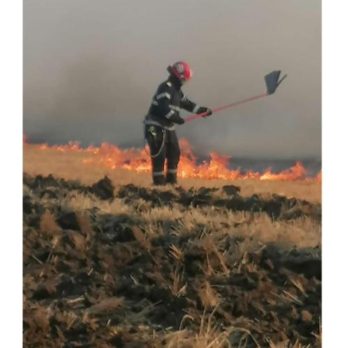 Incendiu major în Tulcea: intervenție amplă pentru stingerea focului