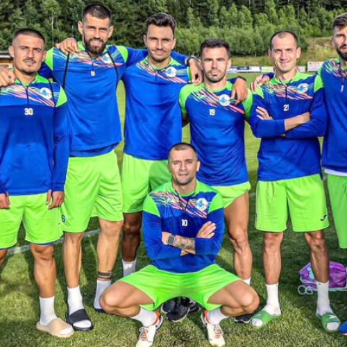 Echipa noastră, în timpul stagiului de pregătire din Austria