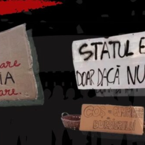 protest civic în bacau pentru susținerea educației. elevii cer dialog și condiții mai bune în școli