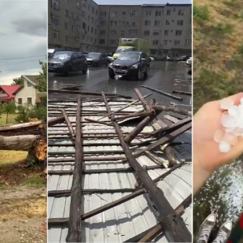 Fenomenelor hidrometeorologice din ultimele 24 de ore au afectat 81 de localități din 19 județe, transmite Inspectoratul General pentru Situații de Urgență (IGSU). Potrivit unui comunicat al instituției, în județele Alba, Argeș, Bihor, Brașov, Caraș-Severin, Cluj, Gorj, Harghita, Hunedoara, Maramureș, Mehedinți, Mureș, Prahova, Satu Mare, Sibiu, Suceava, Sălaj, Timiș și Tulcea s-au intervenit pentru scoaterea de elemente de construcție de pe 37 de imobile, pentru degajarea a 136 de copaci și 12 stâlpi, și pentru repararea autovehiculelor avariate, numărul fiind de 21.