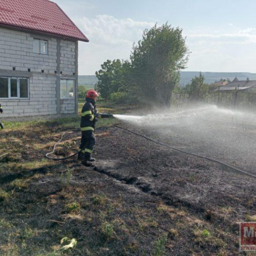 Incendii de vegetație uscată în județul Botoșani