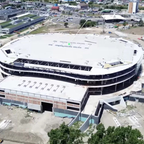 cât de mare va fi cea mai mare sală polivalentă din românia în continuare în construcție