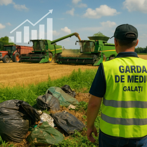 Control al Gărzii de mediu Galați asupra activităților agricole