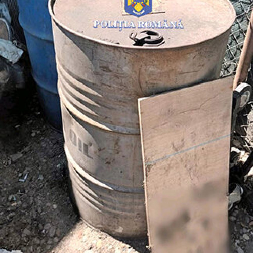 descoperire de deseuri periculoase la un service auto din Deva