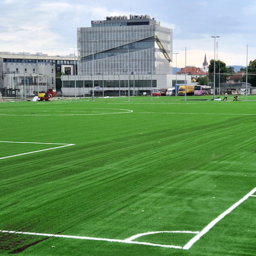 Scoală de fotbal Alma Sibiu începe testele pentru noua iluminare a bazei sportive Voința