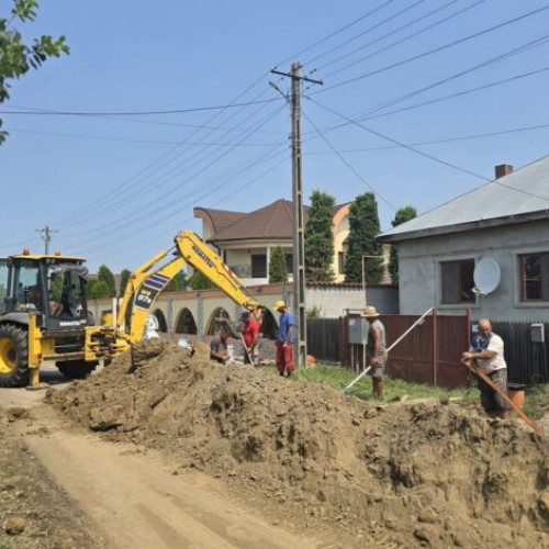 Galbinasi se apropie de finalizarea proiectului de canalizare în satul Bentu