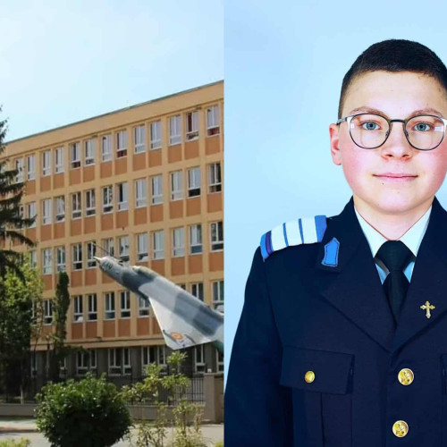 Tânăr absolvent al Colegiului Național Militar "Mihai Viteazul" din Alba Iulia devine model pentru elevii din garnizoană