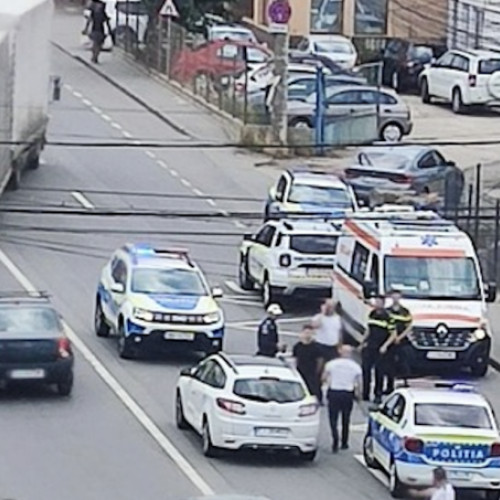 accident rutier pe calea baciului în apropierea benzinăriei petrom