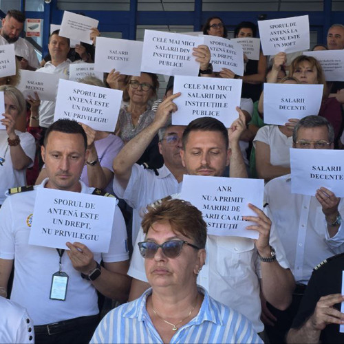 Protest spontan al salariaților ANR în Constanța