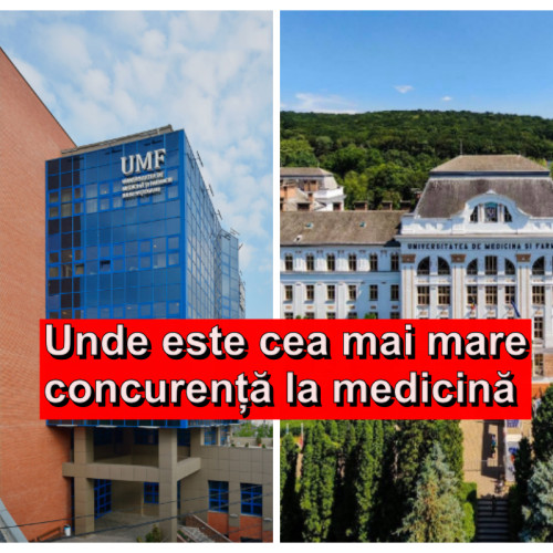 creștere a concurenței pentru admiterea la facultățile de medicină din ardeal în 2025